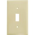 Eaton Wiring Devices Wallplate, 412 in L, 234 in W, 1 Gang, Thermoset, Ivory, HighGloss 2134V-BOX